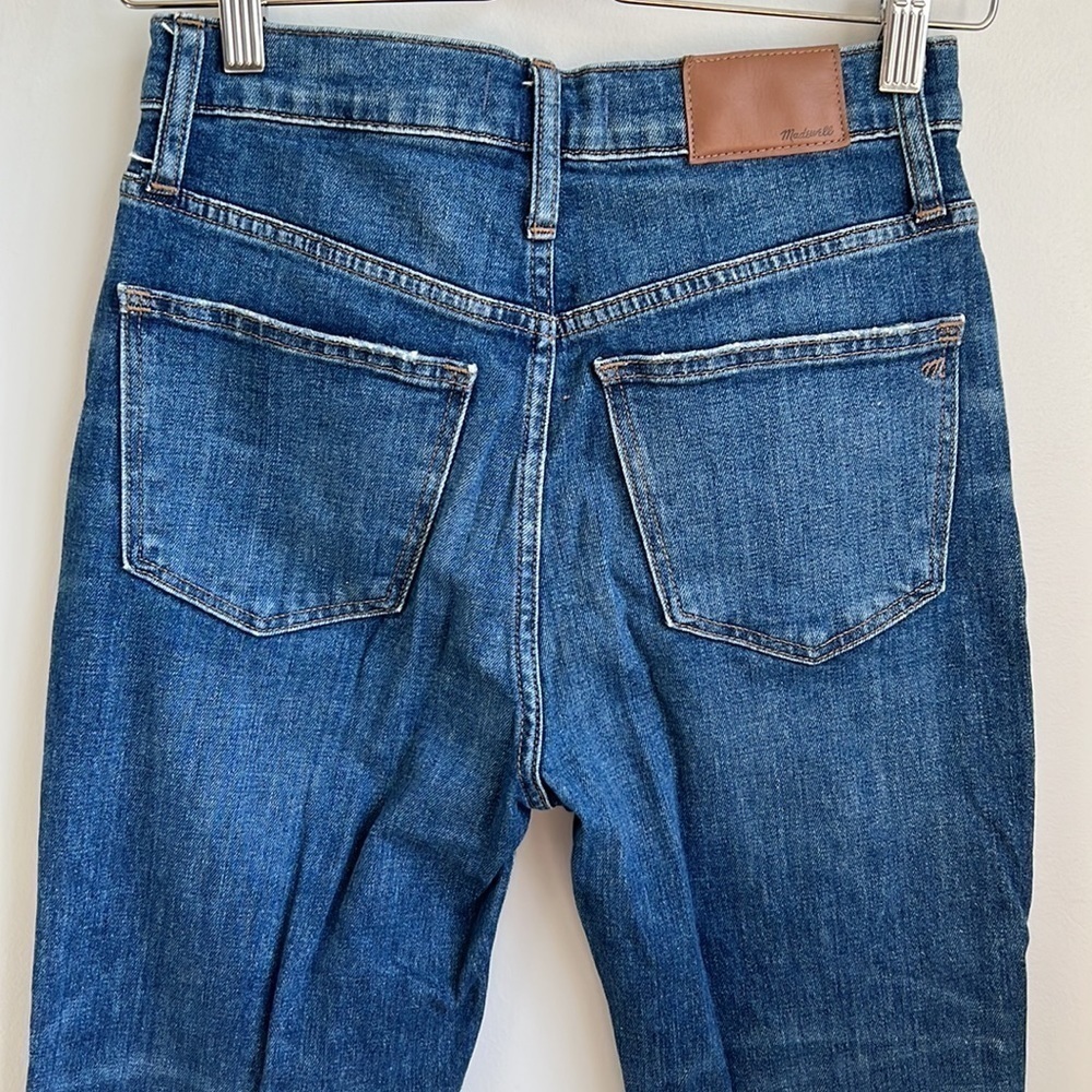 Madewell The High-Rise Slim Boyjean in Barksdale Wash SZ 25 - Picture 9 of 10